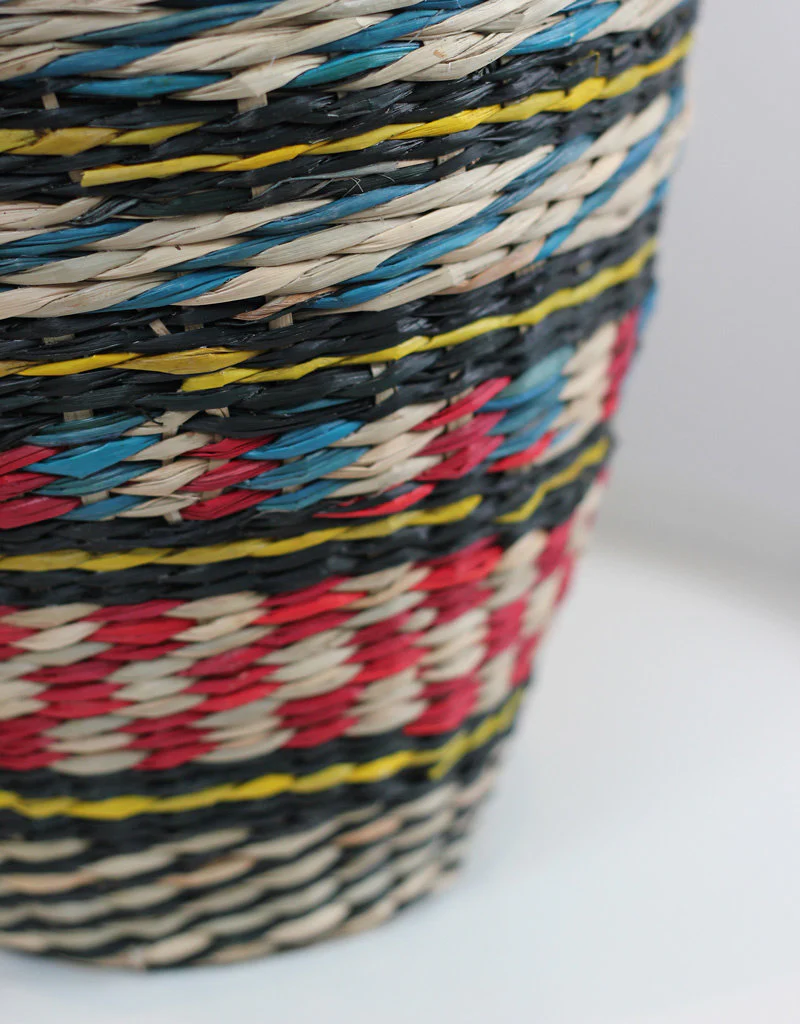 African Style Woven Grass Finish Vase - For Dried Flowers Only, 45 cm - Image 3