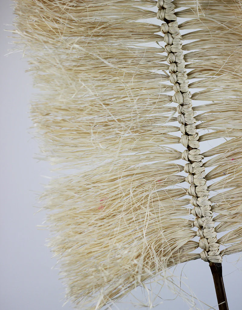 Dried Grass Fan Palm - Bleached, 120 cm length, 35 cm, Plume length 55 cm - Image 4