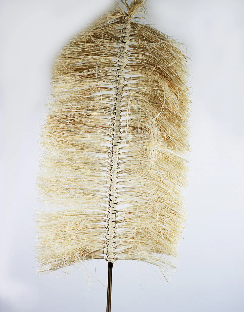 Dried Grass Fan Palm - Bleached, 120 cm length, 35 cm, Plume length 55 cm - Image 6