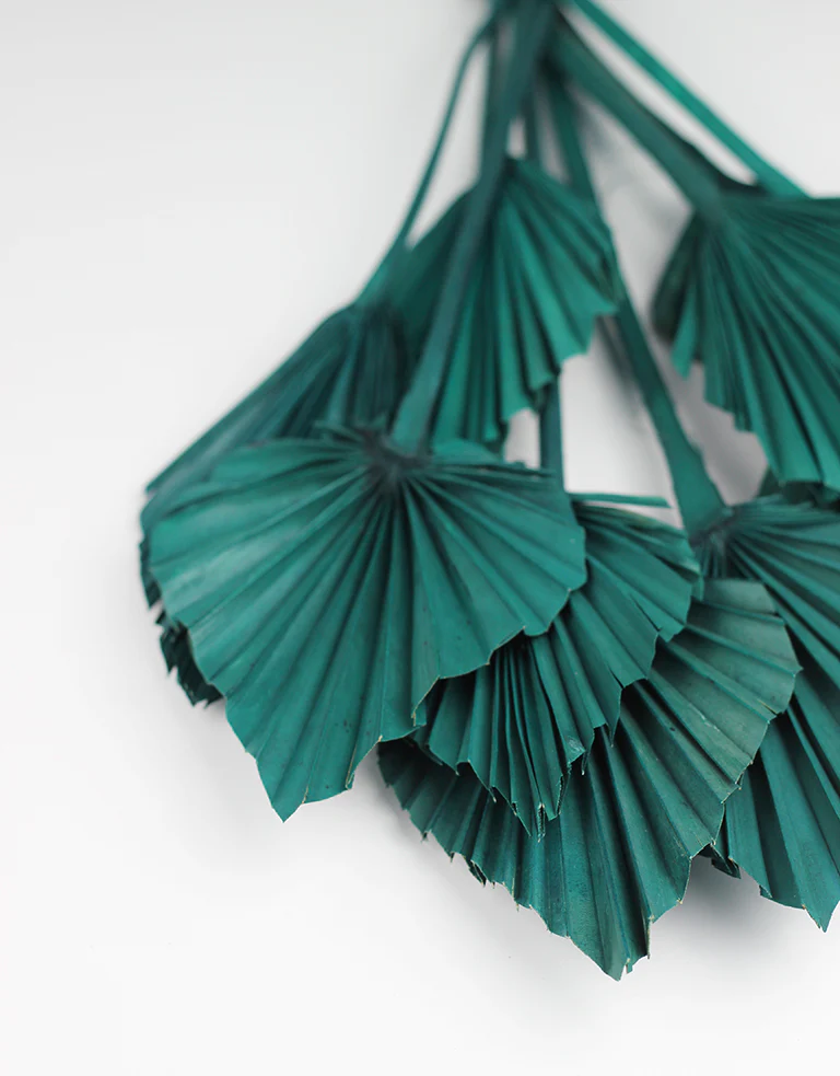 Dried Palm Spears - Sea Green, 10 Stems, 50 cm - Image 3