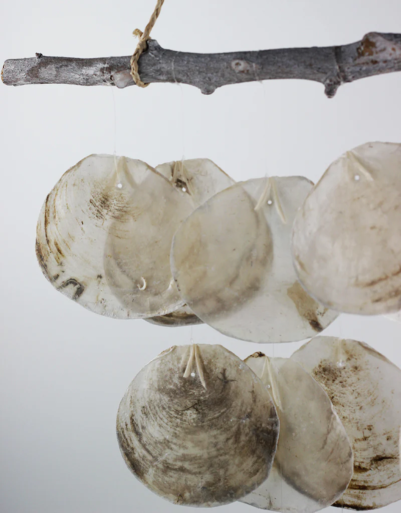 Hanging Flat Shell Décor, Natural, 70 cm Height, 45 cm width - Image 4